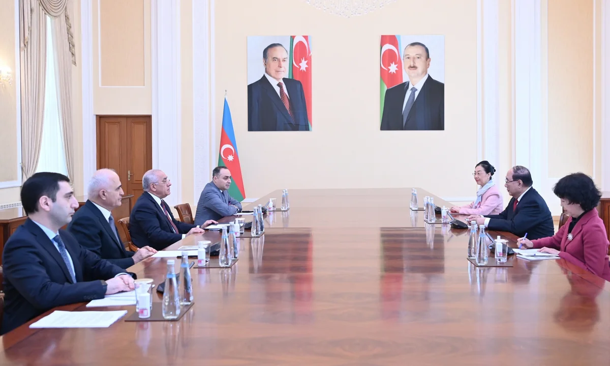 Əli Əsədov Çinin Avropa məsələləri üzrə xüsusi nümayəndəsi ilə görüşüb