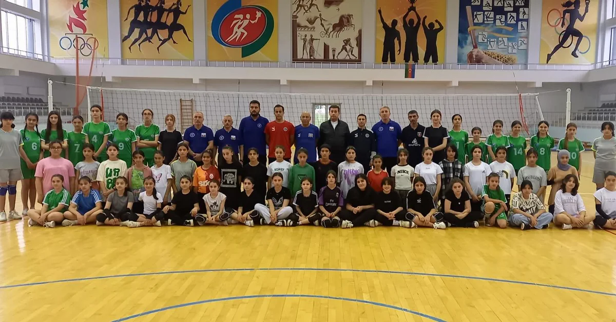 Azərbaycan Voleybol Federasiyası Qaxda təlim-məşq toplanışı təşkil edib