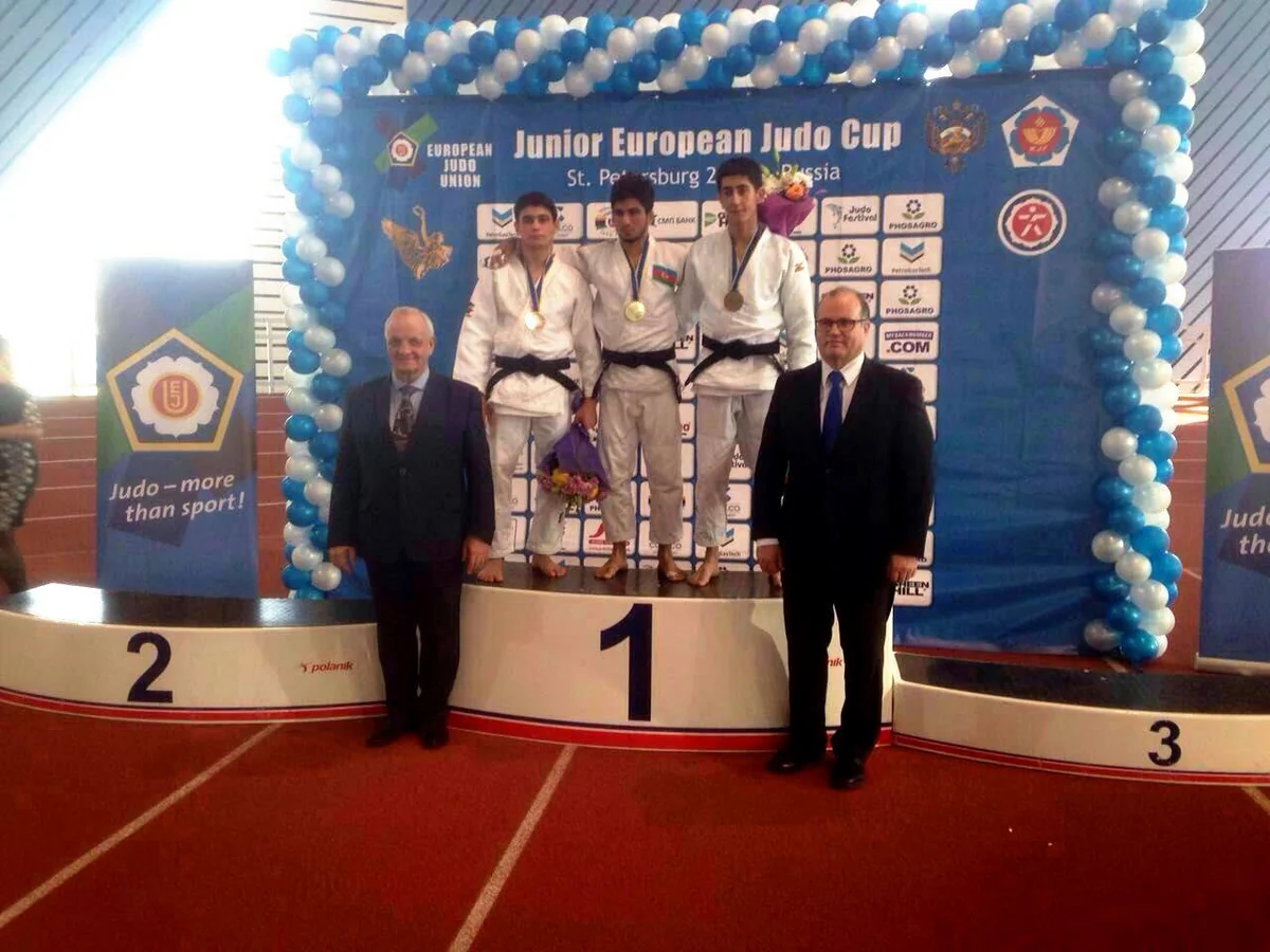 Azərbaycan cüdoçusu Rusiyada qızıl medal qazanıb - FOTO