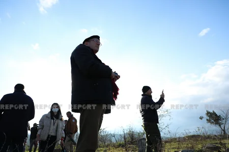 Xarici diplomatlar ermənilərin Füzulidə törətdikləri cinayətlərlə tanış olublar