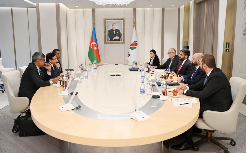 SOCAR-la Hindistan şirkəti arasında əməkdaşlıq imkanları müzakirə edilib