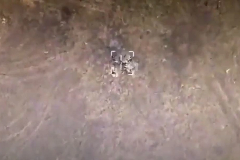 Enemy's Grad missile launcher shelling Barda and Tartar destroyed