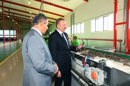 Ağdaşda Biyan Sənaye Parkının açılışı olub - YENİLƏNİB
