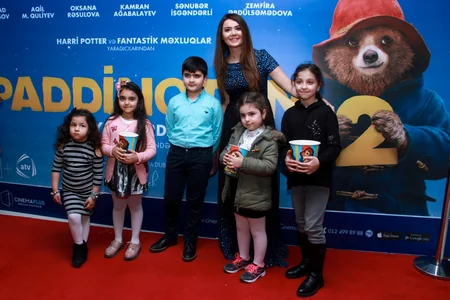 CinemaPlusda Azərbaycan dilinə dublyaj edilmiş “Paddinqton 2” filminin nümayişi olub - FOTO - VİDEO