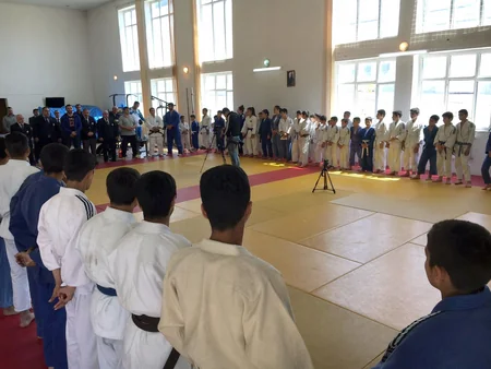 Azərbaycan Cüdo Federasiyasının rəsmiləri Qəbələdə görüş keçiriblər