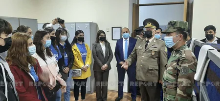 FHN-in Gəncədəki mərkəzində ASAN xidmət könüllülərinin iştirakı ilə “Açıq qapı” günü keçirilib