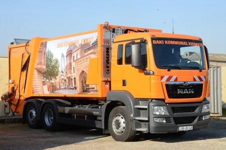 Bakıya 27 müasir zibil maşını gətiriləcək