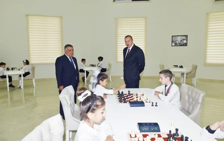 ​Ağsu Şahmat Məktəbi yenidənqurmadan sonra istifadəyə verilib