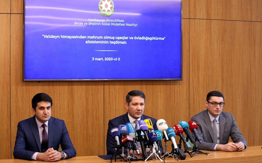 Övladlığagötürmə ilə bağlı yeni altsistem təqdim olundu