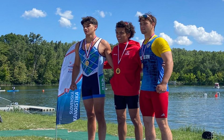 Azərbaycan avarçəkəni beynəlxalq yarışda qızıl medal qazanıb