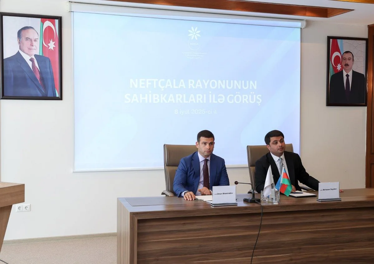 KOBİA организовало встречу с предпринимателями в Нефтчале