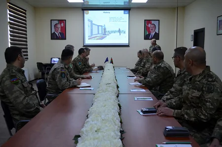 NATO delegation visits one of Azerbaijan's military units