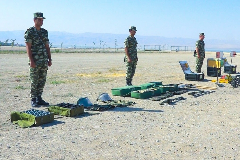 Əlahiddə Ümumqoşun Orduda yarış keçirilib - VİDEO