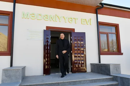 Qubanın Qonaqkənd qəsəbəsində yeni Mədəniyyət Evi inşa olunub