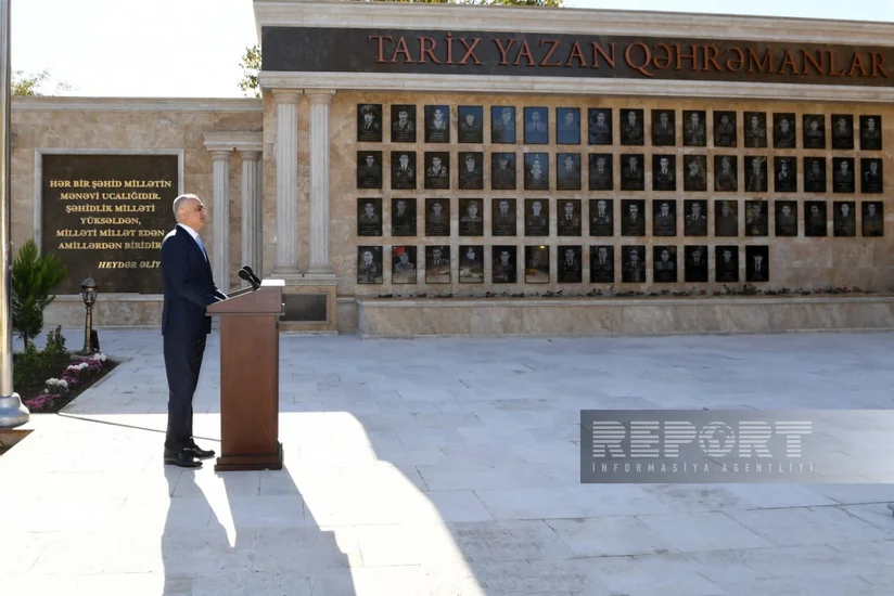 Babək rayonunda şəhidlər abidə-memorial kompleksi istifadəyə verilib