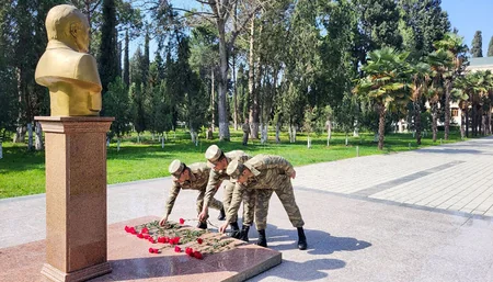 Azərbaycan Ordusunda keçirilən ağacəkmə aksiyaları davam edir