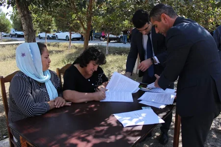 Bir qrup müharibə veteranına seçdikləri biznes istiqamətlər üzrə mal və materiallar təqdim edilib