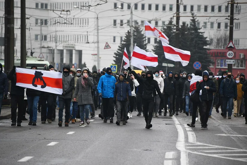 В Минске проходят акции протеста