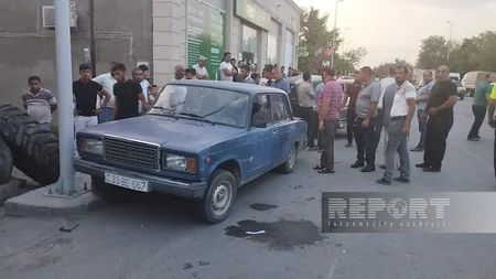 Kürdəmirdə zəncirvari yol-nəqliyyat hadisəsi baş verib, xəsarət alanlar var