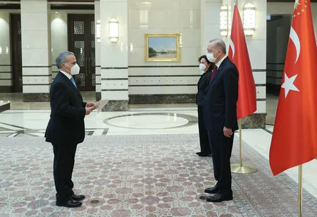 Ərdoğan ABŞ və İtaliyanın yeni səfirlərinin etimadnaməsini qəbul edib