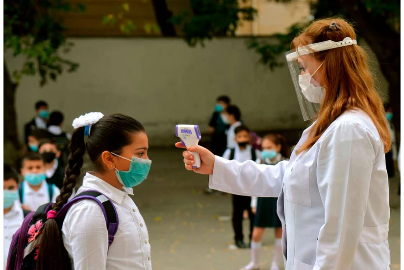 Учащиеся V-IX классов начали очные занятия