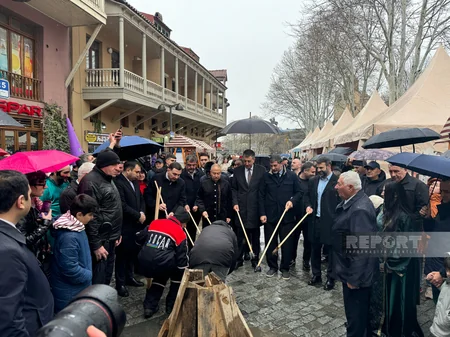 Tbilisinin meri Novruz tədbirlərinə qatılıb