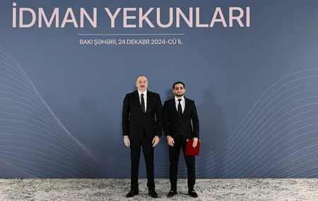 Prezident İlham Əliyev 2024-cü ilin idman yekunlarına həsr olunan mərasimdə iştirak edib - YENİLƏNİB