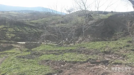 Şabranda sürüşmə baş verib, 5 evə ziyan dəyib - FOTO - VİDEO