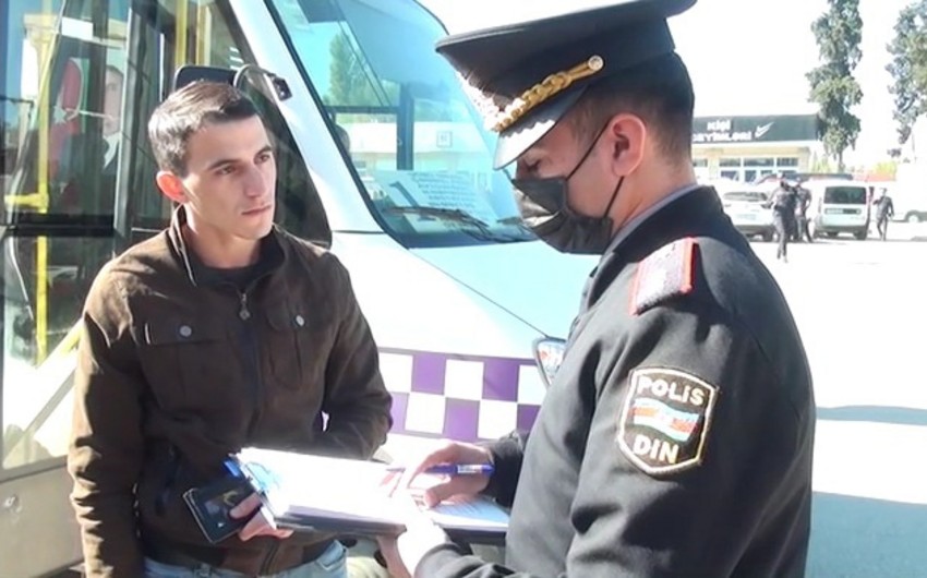 Xaçmazda ictimai nəqliyyatda qaydaları pozanlar cərimələnib