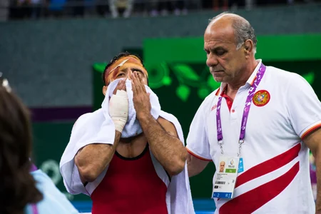 Azərbaycanlı güləşçi Bakı 2015də bürünc medal qazanıb
