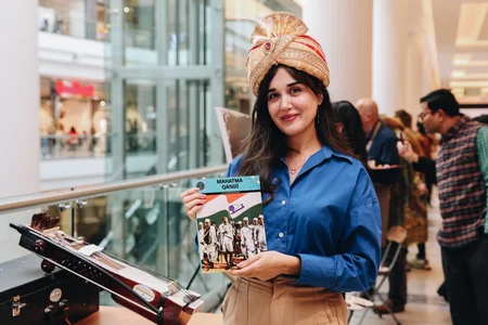 A canvas of collaboration: Indian motifs come alive at Azerbaijani Painting Workshop