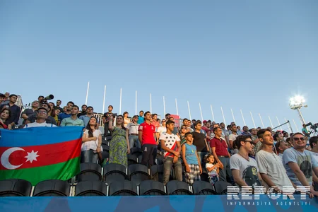 Çimərlik futbolu üzrə Azərbaycan millisi Bakı-2015ə məğlubiyyətlə başlayıb - FOTOREPORTAJ
