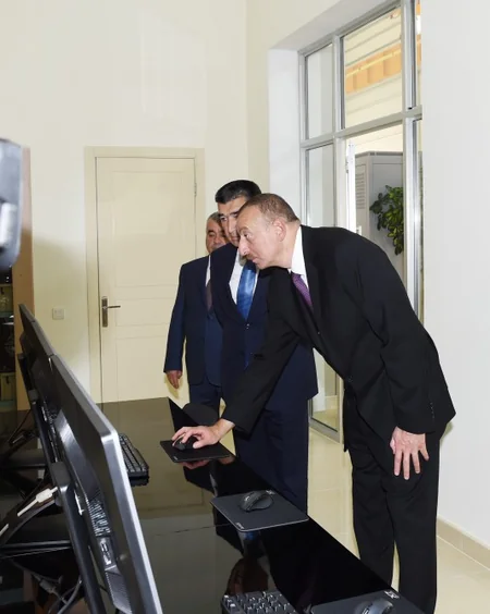 ​Prezident İlham Əliyev Göyçayda bir sıra obyektlərin açılışında iştirak edib