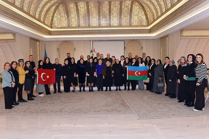 Türkiyədən olan bir qrup şəhid ailəsi Azərbaycana gəlib