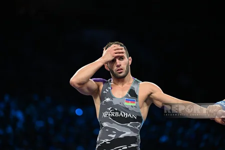 Paris-2024: Azərbaycanın yunan-Roma güləşçisi məğlub olub