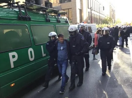 Almaniyada PKK tərəfdarlarının nümayişində polislə qarşıdurma olub, saxlanılanlar var