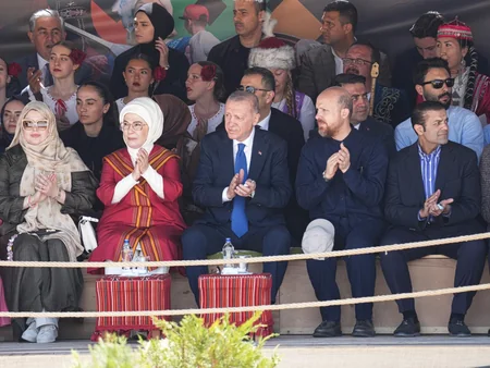Turkish President watches performance featuring Karabakh horses