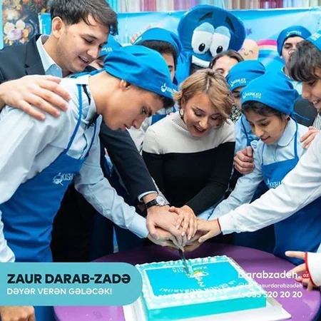 Deputatlığa namizəd Zaur Darabzadə autizmli uşaqlarla görüşüb
