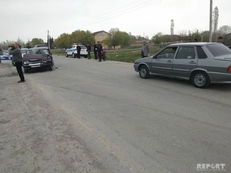 Neftçalada yol qəzası baş verib, xəsarət alanlar var - FOTO - VİDEO - YENİLƏNİB