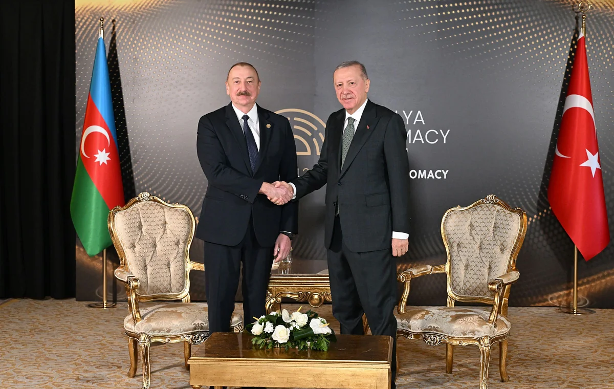 Meeting between President of Azerbaijan Ilham Aliyev and President of Türkiye Recep Tayyip Erdogan gets underway in Antalya