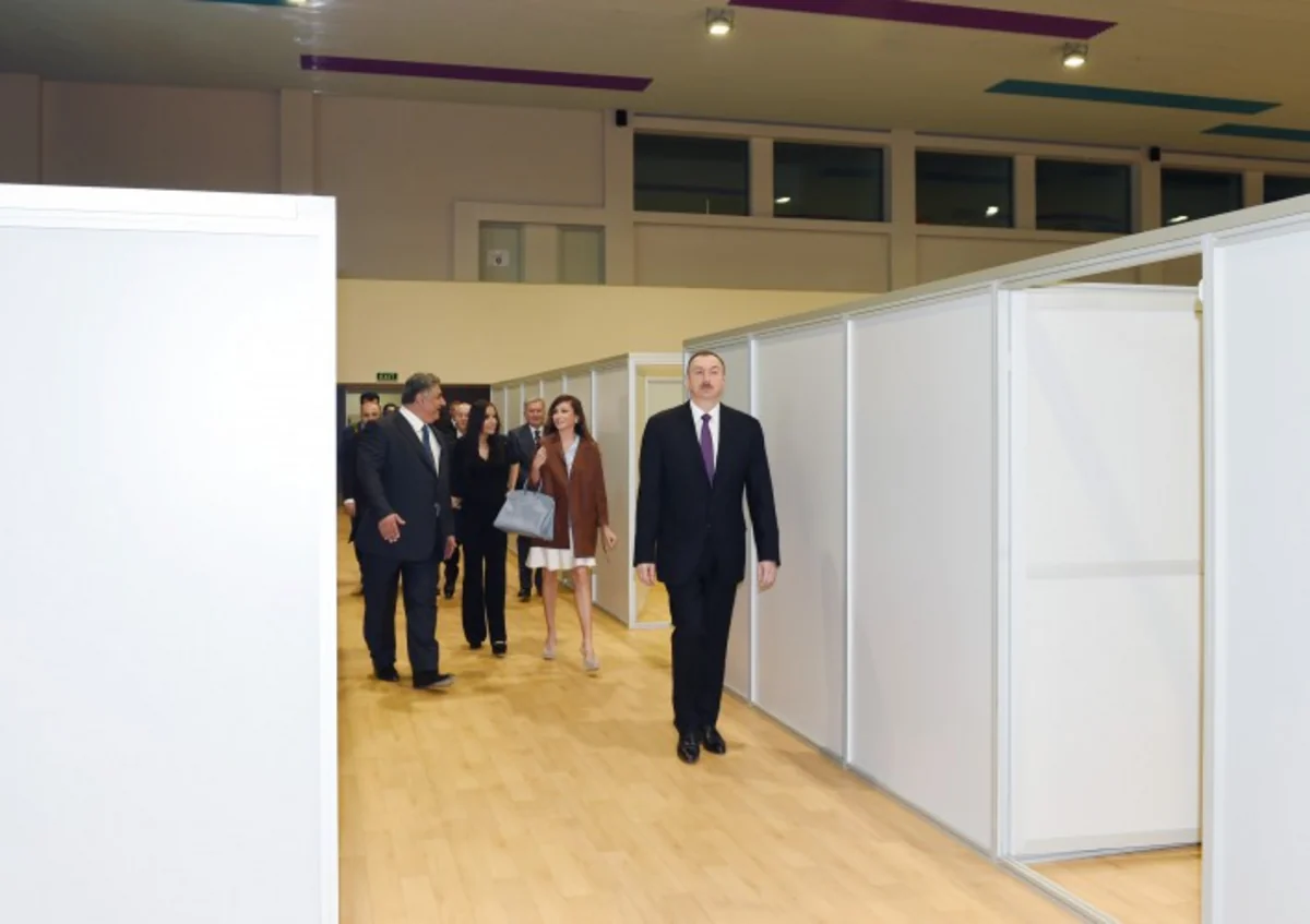 Prezident İlham Əliyev Heydər Əliyev adına İdman Sarayında əsaslı təmirdən sonra yaradılan şəraitlə tanış olub