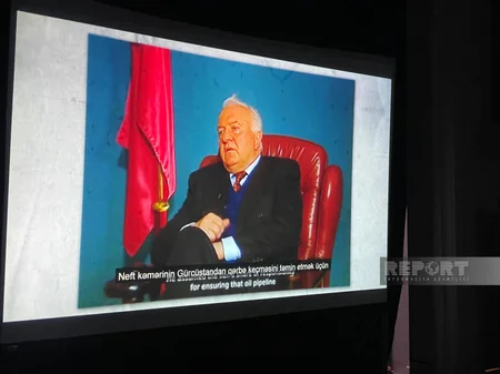 Tbilisidə Heydər Əliyevə həsr olunmuş “Dostluğun siması” sənədli filmi təqdim olunub