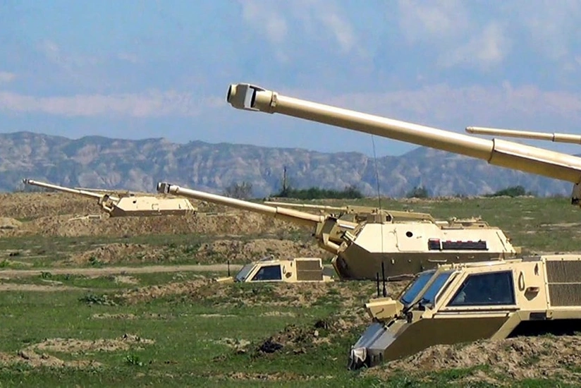 Artillery units conducted practical firing from DANA self-propelled artillery systems