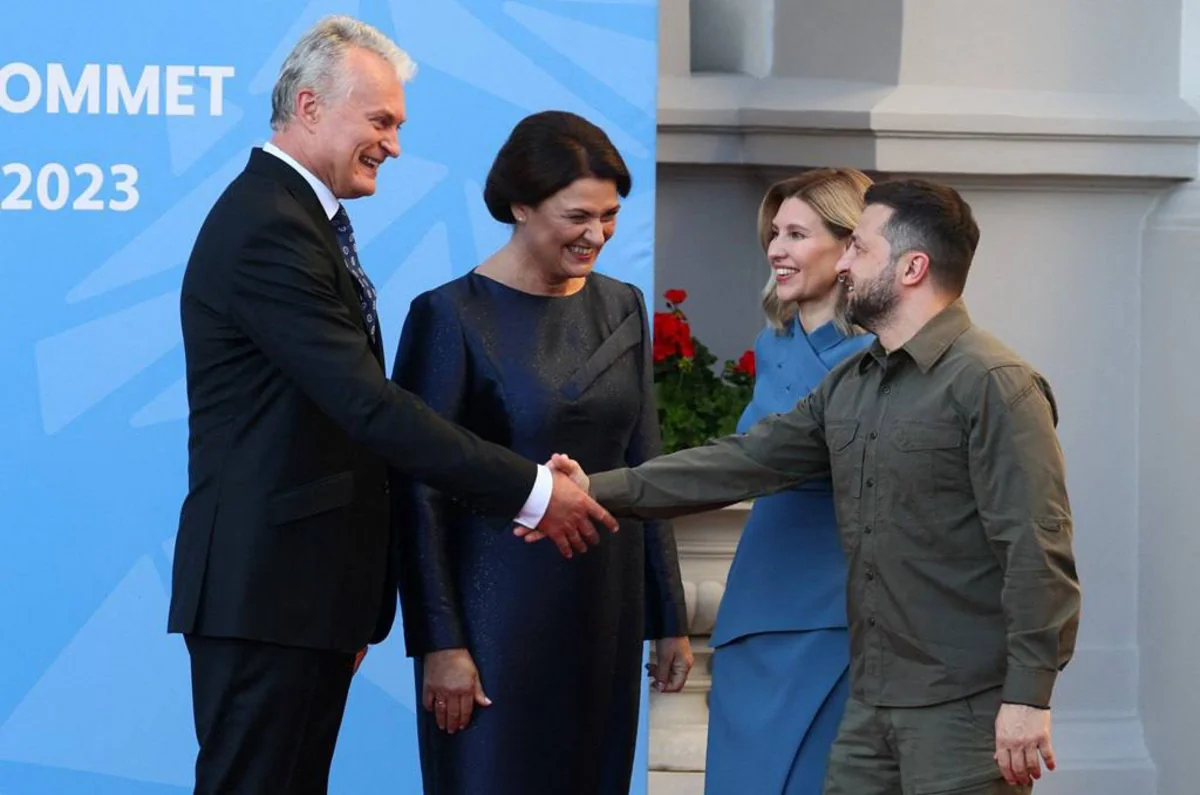 Президент Литвы прибыл в Украину