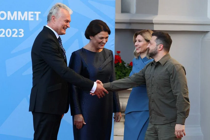 Президент Литвы прибыл в Украину