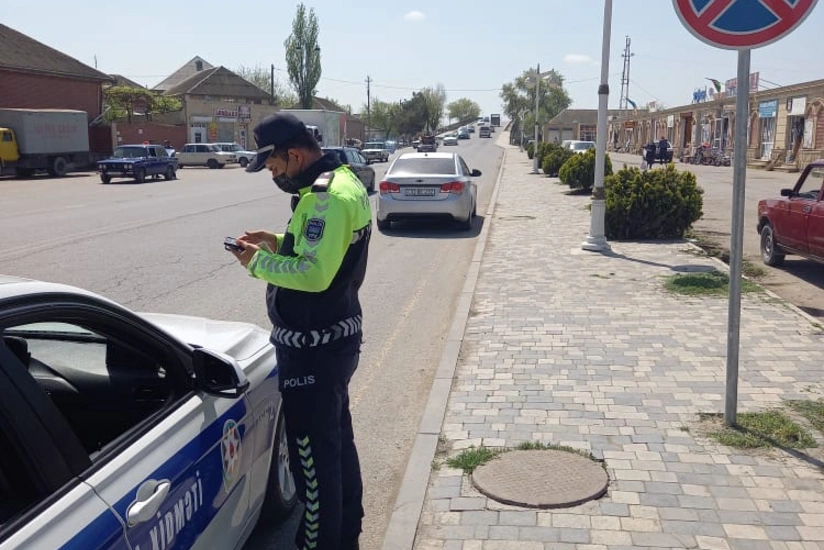 Kürdəmirdə qaydaları pozan sürücülər cərimələndi