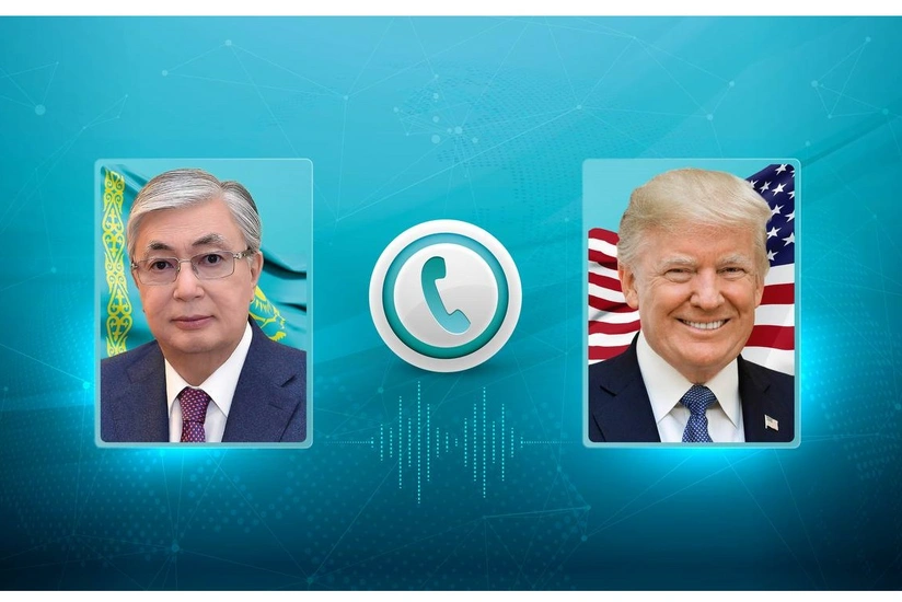 Tokayevlə Tramp arasında telefon danışığı olub