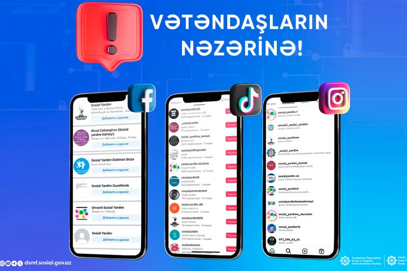 DSMF vətəndaşlara xəbərdarlıq edib: Sosial yardımlarla bağlı müraciətlərdə ehtiyatlı olun!