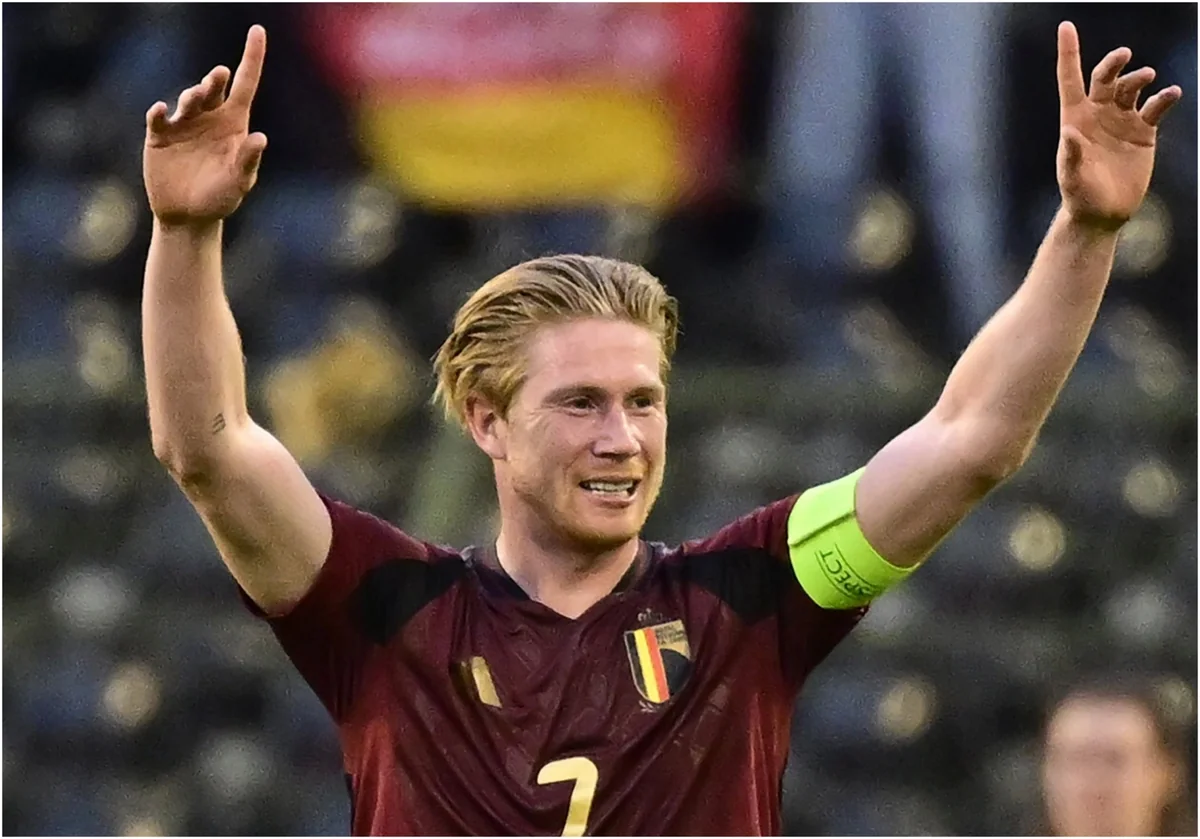 De Bruyne Belçika millisində 100 oyun keçirən səkkizinci futbolçu olub