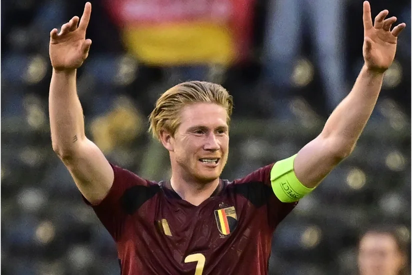 De Bruyne Belçika millisində 100 oyun keçirən səkkizinci futbolçu olub